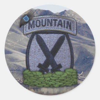 Patch Stickers der 10. Mountain Division Fort Drum