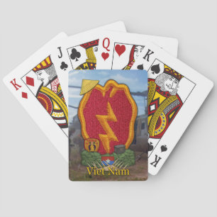 Patch Vietnam Poker Cards der 25. Infantry Divisio Spielkarten