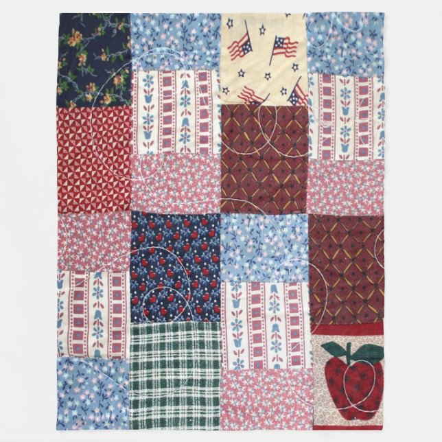 PATCH WORK QUILT (Simulated Fleece Blankets) (Vorderseite)