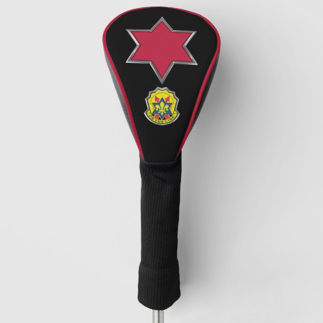 Patchinsignien der 6. Infanterieabteilung Golf Headcover (Vorderseite)