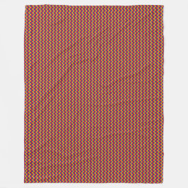 Patchwork Armenia Flag Muster Fleecedecke