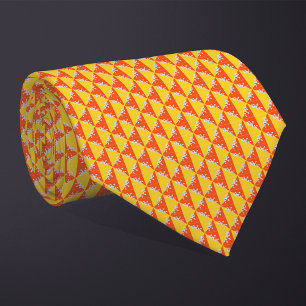 Patchwork-Bhutan-Flag-Muster Krawatte