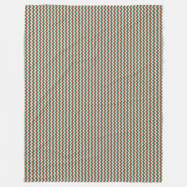 Patchwork Bulgarien Flaggenmuster Fleecedecke