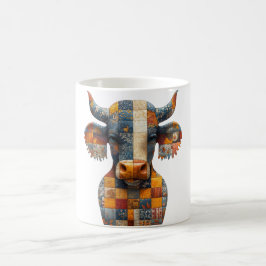 Patchwork Bull-Tasse Kaffeetasse