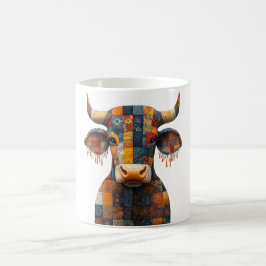 Patchwork Bull-Tasse Kaffeetasse