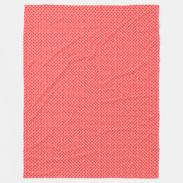 Patchwork Canada Flag Pattern Fleecedecke