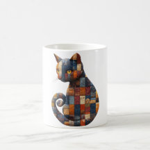 Patchwork Cat-Tasse