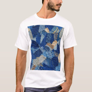 Patchwork Chic: Stoffmuster-Fun T-Shirt