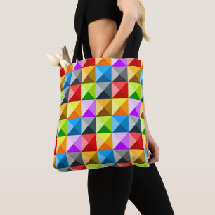 Patchwork Cooles geometrisches Dreieck Tasche
