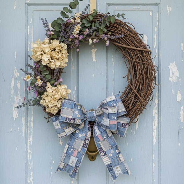 Patchwork-Denim Satinband (Von Creator hochgeladen)