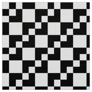Patchwork Domino - Schwarzweiß Stoff