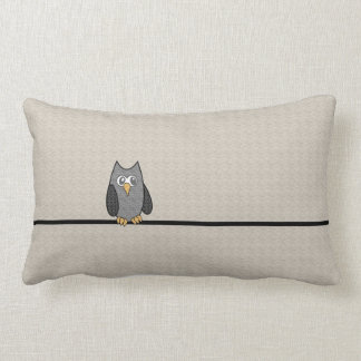 Patchwork-Eulen-Kissen Lendenkissen