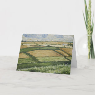 Patchwork fängt Gruß-Karte auf Karte