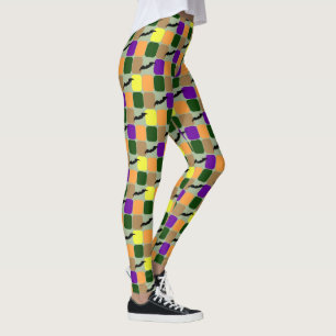 Patchwork-Fleets Leggings