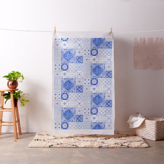Patchwork-Fliesen-modernes Bauernhaus-rustikale Stoff (Beispiel)