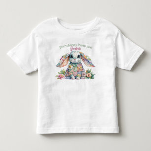 Patchwork Floppy Eared Bunny T - Shirt