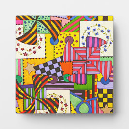 Patchwork Fotoplatte