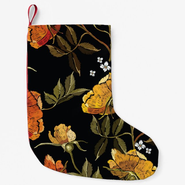 Patchwork Gentle: HandZeichnend Design Kleiner Weihnachtsstrumpf (Vorderseite)