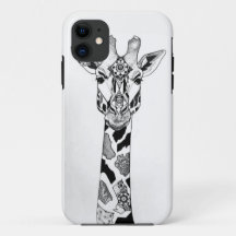 Patchwork-Giraffen-Telefon-Kasten