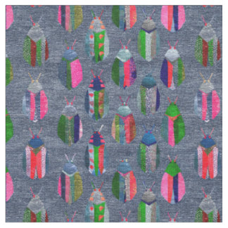 Patchwork-Glühwürmchen Stoff