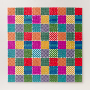 Patchwork-Hintergrund: Vielfältige Muster-Mischung