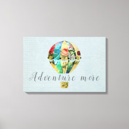 Patchwork Hot Air Ballon Canvas Print Leinwanddruck