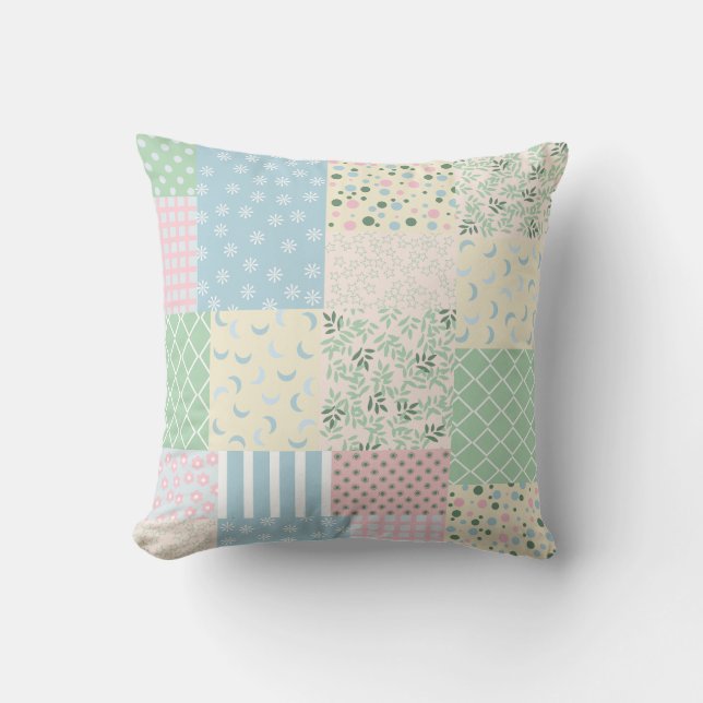 Patchwork Kissen (Vorderseite)