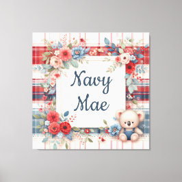 Patchwork Koala Coordinating Canas Print Leinwanddruck