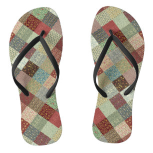 Patchwork-Koordinaten Flip Flops