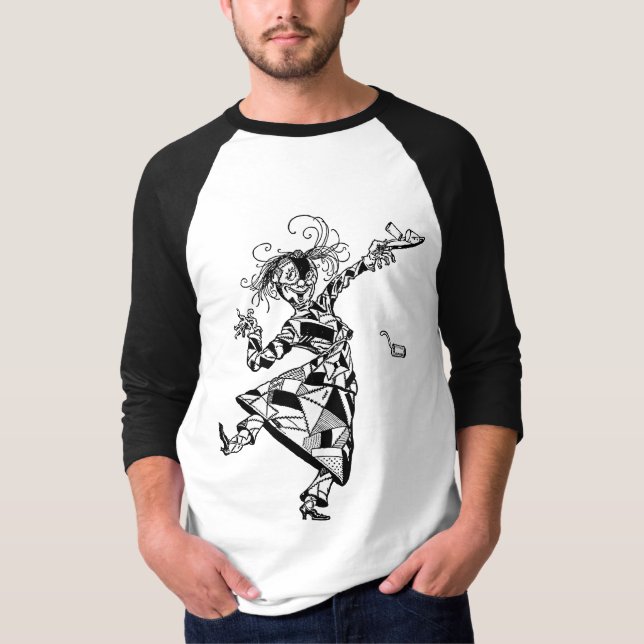 Patchwork-Mädchen von Unze T-Shirt (Vorderseite)