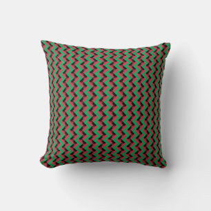 Patchwork Malawi Flag Pattern Kissen