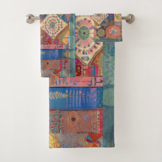 Patchwork Mandala Towel Set