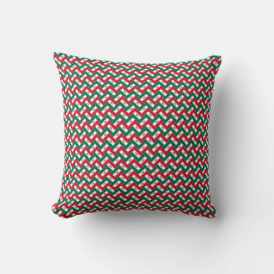 Patchwork Mexico Flag Muster Kissen