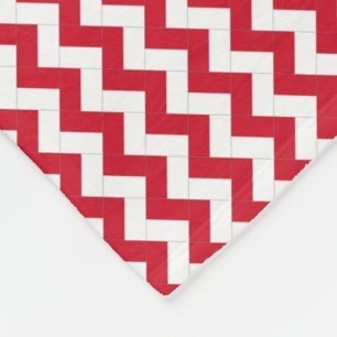 Patchwork Monaco Flag Muster Fleecedecke