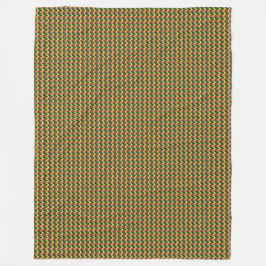 Patchwork Mosambik Flaggenmuster Fleecedecke