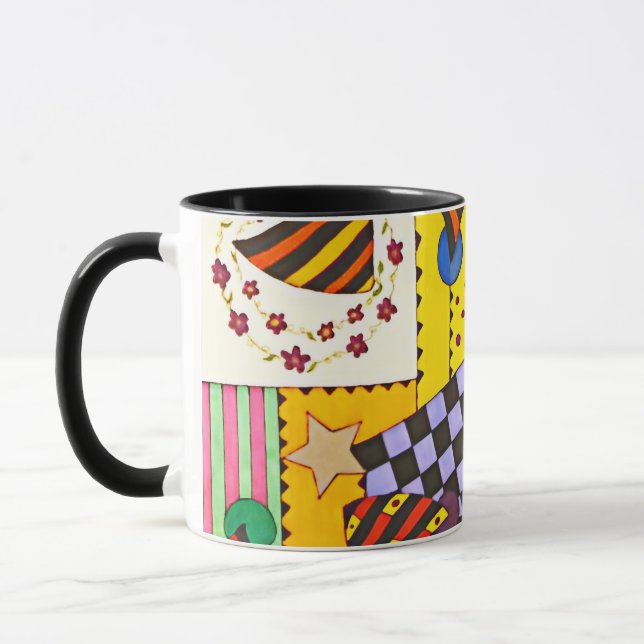 Patchwork mug tasse (Links)