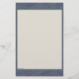 Patchwork Music Stationery in Blue Briefpapier