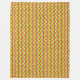 Patchwork Myanmar Flag Pattern Fleecedecke