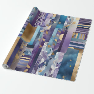 Patchwork-Papier Geschenkpapier