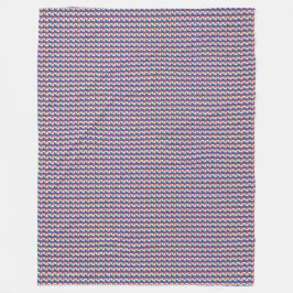 Patchwork Philippinen-Flaggenmuster Fleecedecke