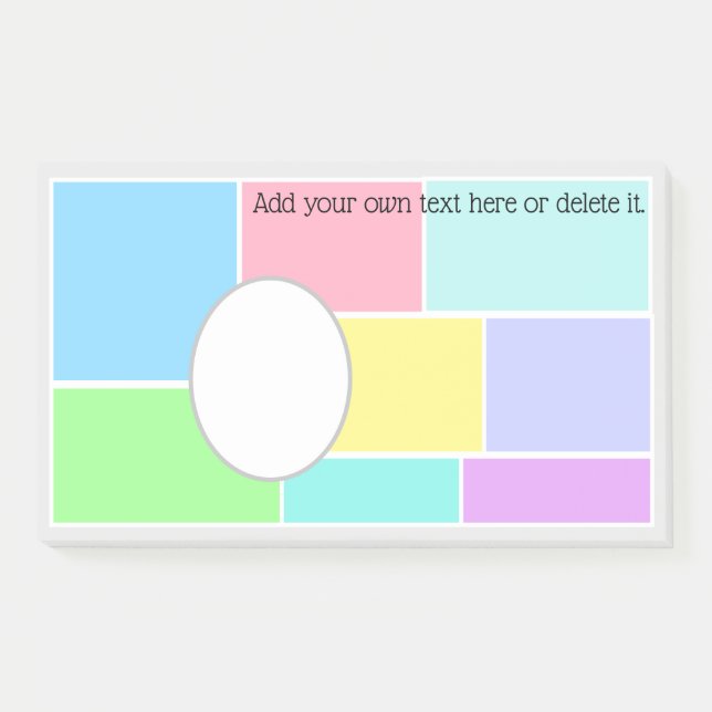Patchwork Post-It personnalisable (Devant)