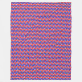 Patchwork Puerto Rico Flag Muster Fleecedecke