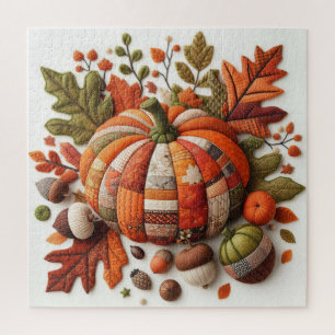 Patchwork Pumpkin Puzzle