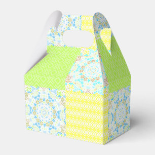 Patchwork Quilt dekorative Retro Vintagen Blumenau Geschenkschachtel