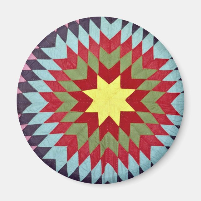 Patchwork-Quilt Magnet (Vorne)