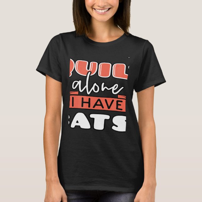 Patchwork-Quilter-Katze-Nähen-Stoff-Quilt-Muster T-Shirt (Vorderseite)