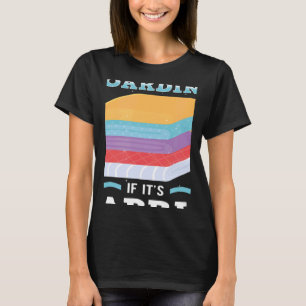Patchwork-Quilterin Stoffhortung Muster Quilt Nähe T-Shirt