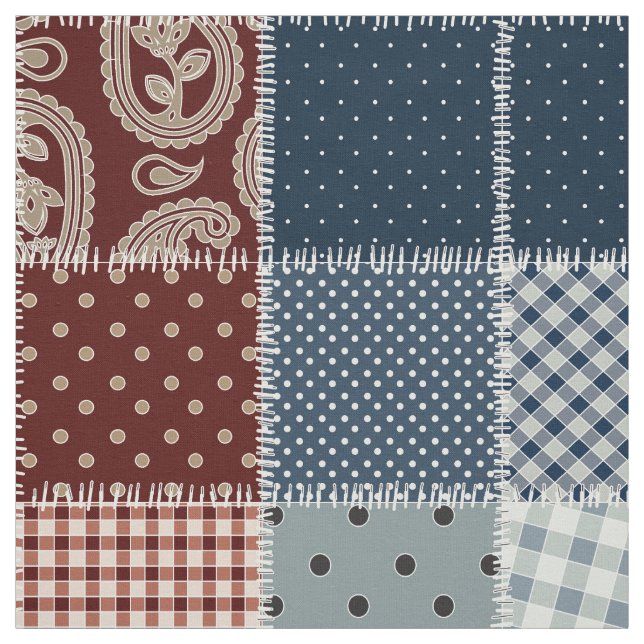 Patchwork-Quilting-Panels Vintage Schnittführung Stoff (Muster)