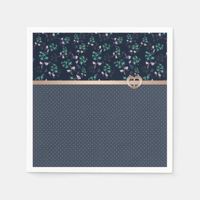 Patchwork, Retro Serviette (Vorderseite)