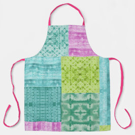 Patchwork Shibori Schürze